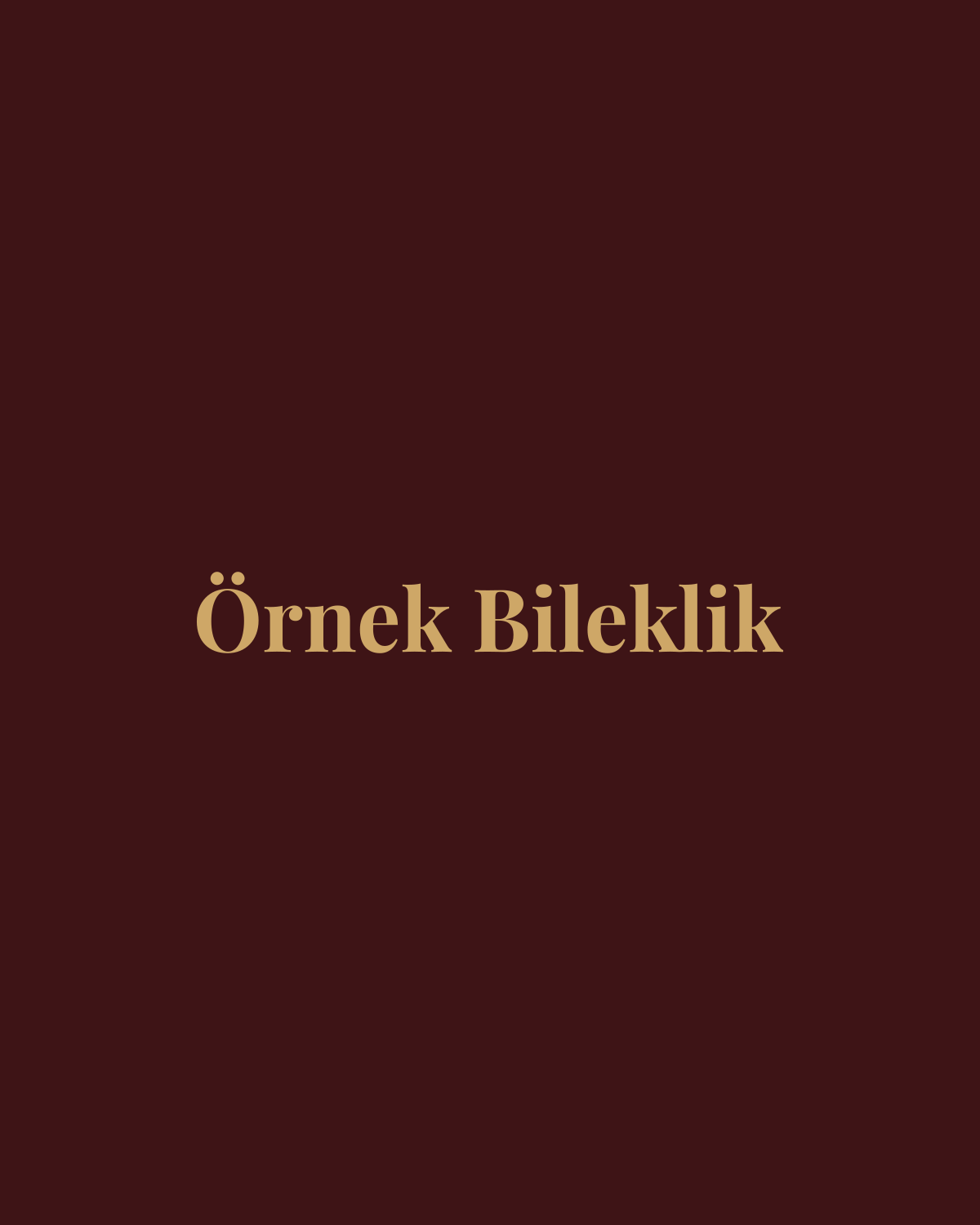 Örnek bileklik görseli